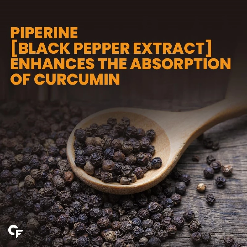 Carbamide Forte Curcumin with Piperine Tablets with Curcuminoids  for Adults with Curcuma Longa, Turmeric Powder & Ginger-5.webp